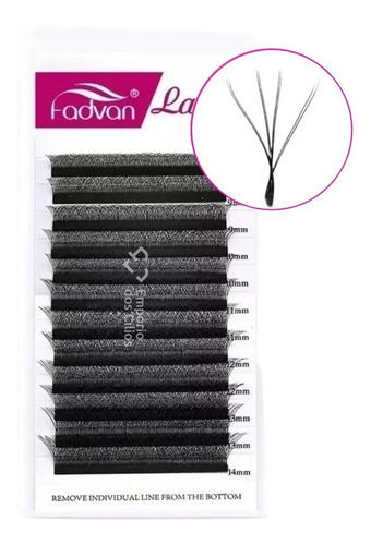 Cílios 8d W Fadvan Volume Egípcio Extensão De Cílios