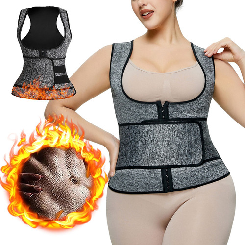 Chaleco Deportivo Sauna Shapewear Entrenador Cintura Mujer