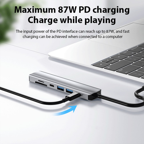 Estación De Acoplamiento Versátil Con Cabezal Tipo C Usb3.0+