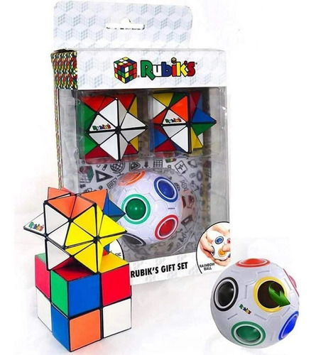 Rubik's Gift Setrubik's  - 1 Rainbow Ball And 2 Magic Stars