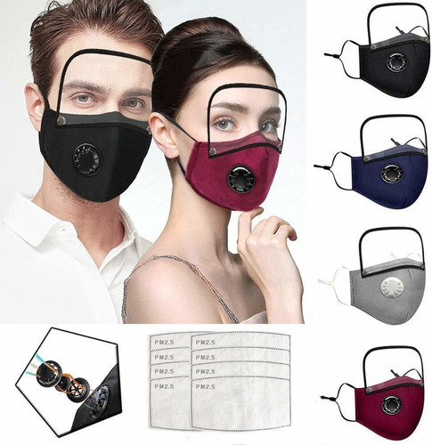 Bandana Facial Reutilizable Protector Ojo Desmontable 10