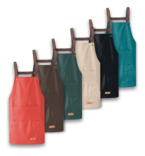 Delantal Cocina Gastronómico Antimancha Unisex Impermeable