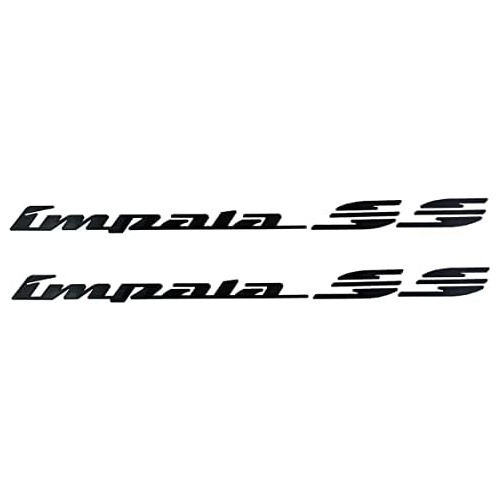 2 Piezas De Emblema De Panel Trasero Impala Ss, Calcoma...