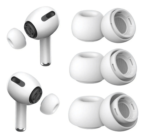 Kit Repuestos Almohadillas Silicona Eartips Para AirPods Pro