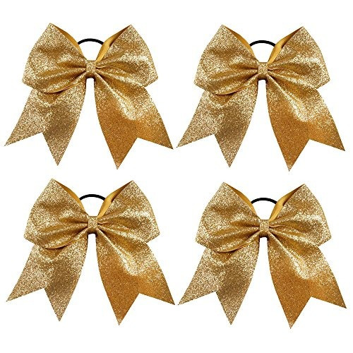 Cn 4pcs 7 Glitter Cheer Arcos Con Sostenedor De Cola De Caba