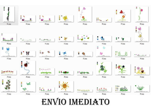 Matriz Bordado Computadorizado Natureza - 503 Arquivos