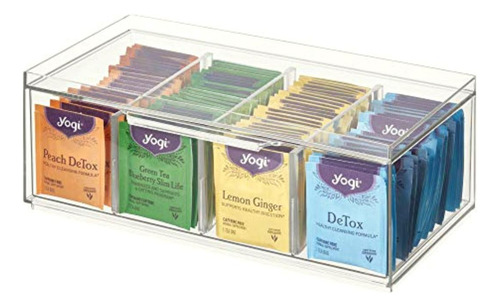 Idesign, Organizador De Té, 12.59 X 6.23 X 4.57 , 1
