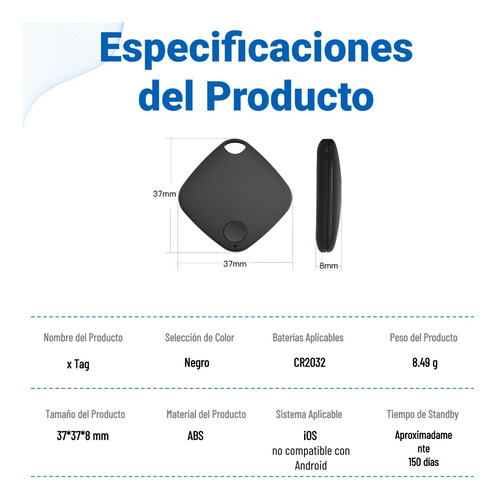 Tag Rastreador Localizador De Llaves Smart Tag Bluetooth