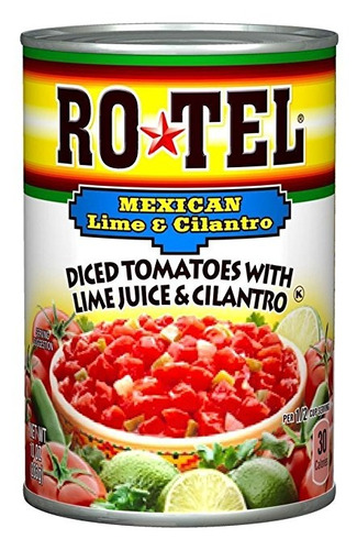 Ro-tel, Tomates Picados, México, 10 Oz Lata (pack De 3)