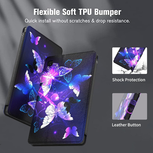 Funda Para Samsung Galaxy Tab A7 Lite Lucky Banana Violeta