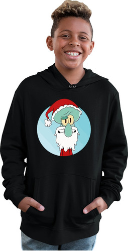 Sudadera De Niño O Niña Navidad Bob Esponja Calamardo