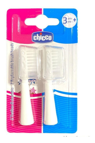 Recargas Escova Elétrica 2 Un Chicco Refil