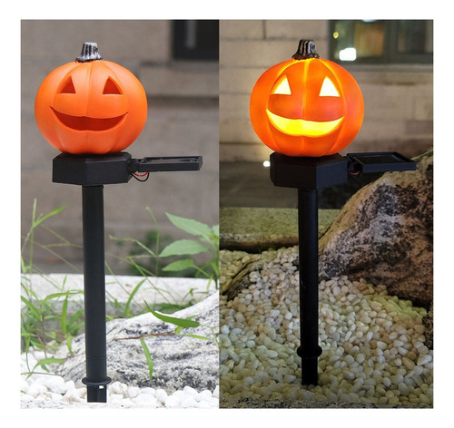 , Lámpara De Estaca Ceped Led Halloween, 2 Piezas .