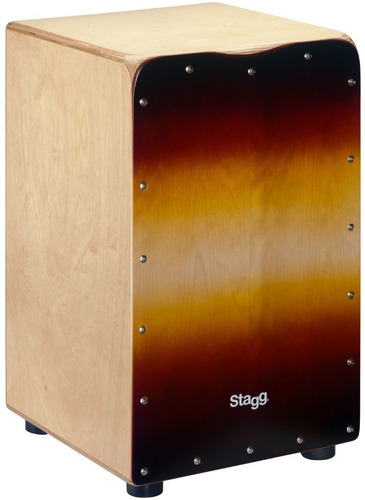 Cajon Peruano Con Funda Tapa Sunburst Stagg Caj50msb