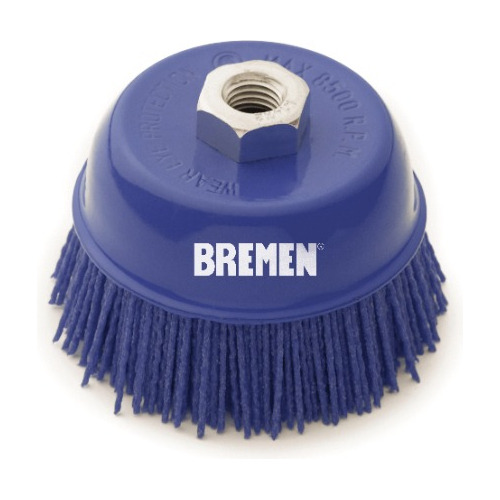 Cepillo Copa Nylon Amoladora Angular Bremen 100mm Limpieza