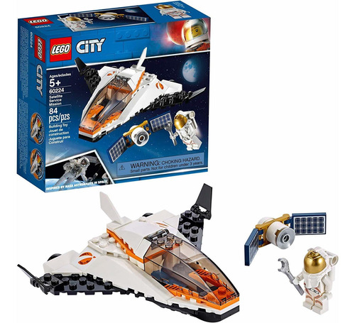 Lego City 60224 Mision Satélite De Servicio 84pzs Nuevo 