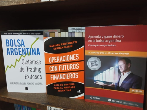 Libro Combo Bolsa Argentina + Aprenda Y Gane + Operaciones