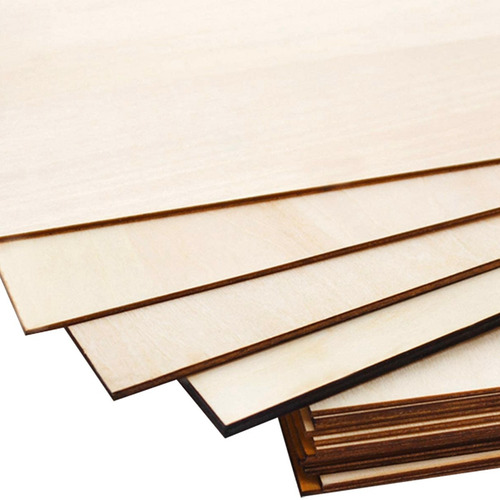 Paquete De 15 Láminas De Madera Sin Terminar, Tabla De Mader
