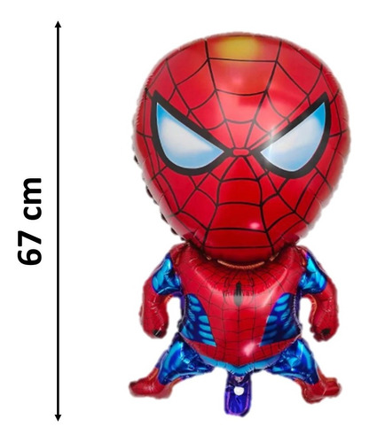 Globos Metálicos (5 Pzas) - Fiesta Temática Spiderman | Meses sin intereses