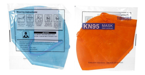 Imagen 7 de 9 de Cubrebocas Kn95 Mascarillas Tomods 12 Pzs Varios Colores