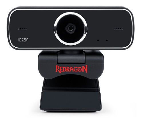 Cámara web Redragon Fobos GW600 HD 30FPS color negro