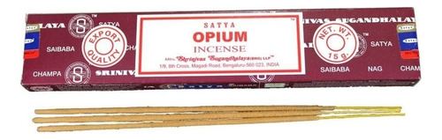Sahumerios Nag Champa Satya Sai Baba Agarbatties Opium Fragancia Opium