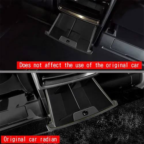 Caja De Almacenamiento Con Salida De Aire Trasera De Coche,