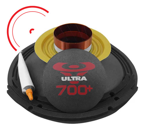 Kit Reparo Falante Ultravox Ultra 12 700+ 4 Ohms Original