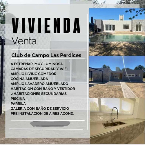 Club De Campo Las Perdices Vivienda A Estrenar!