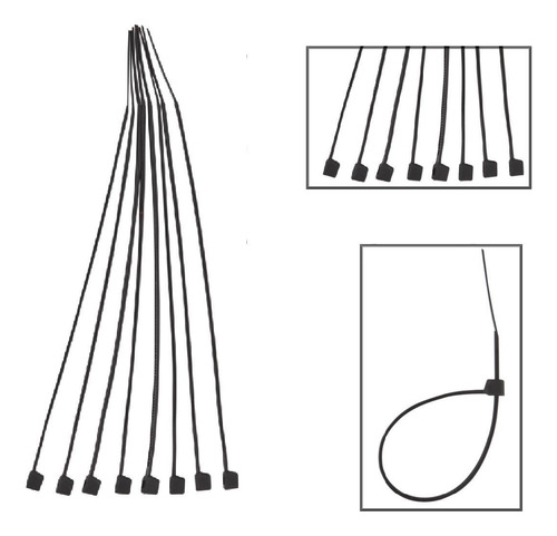 Abraçadeira Nylon Eda 9lp - 100 Unid. - Organização Cabos