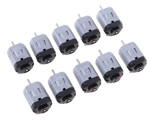 - Micro Dc Motor 130 3a 4,5v, Tipo 130, 10 Unidades, Para