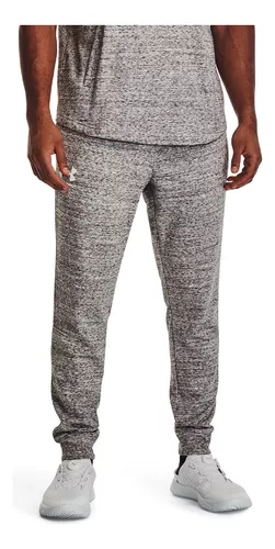 Joggers Ua Rival Terry Blanco Para Hombre Under Armour