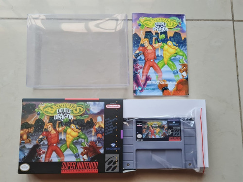 Battletoads Double Dragon Rpro Caja Y Manual Rpro Snes (Usado)