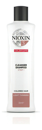  Shampoo Limpiador #3/crecimiento Cabello Teñido 300ml/nioxin