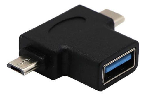 A Host Micro Usb Otg Com Um Adaptador Usb Tipo A Para