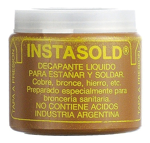 Decapante Liquido Para Estañar Y Soldar Instasold 500 Gr