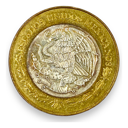 Moneda Bimetálica 100 Pesos Estado Tabasco Fase 2 Año 2007 (Usado)