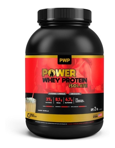 Proteína Power Whey Protein Pwp Isolate Cibeles 908g (2lb)