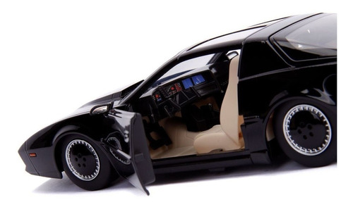Kitt Knight Rider El Auto Increíble Jada Escala 1:24 Con Luz Negro