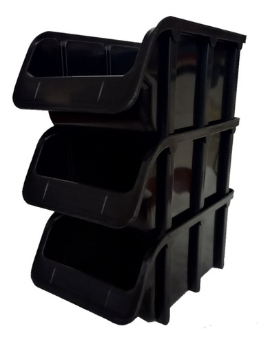Imagen 2 de 6 de Gaveta Organizador Apilable Plástico 16x9.5x7.5 Oferta 50 U.