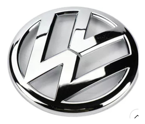 Emblema Volkswagen Mide 11cm Color Plateado