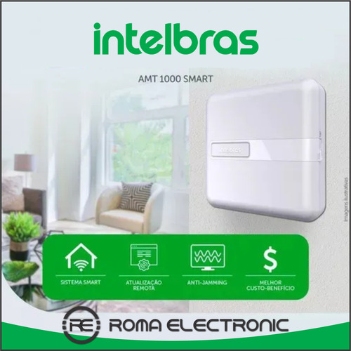 Kit De Alarma Ip Hibrida Intelbras Con Sensores Inalambricos
