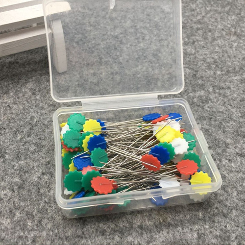 50 Pcs Acessórios De Costura Patchwork Pinos Flor Pino De Co