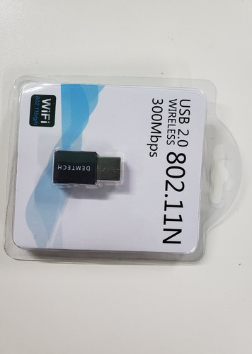 Wifi Usb Nano 300m Adaptador Demtech En Blister