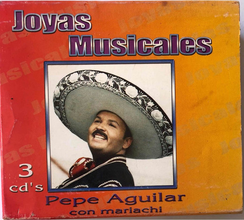 Pepe Aguilar Con Mariachi 2003 Joyas Musicales 3 Cds México (Usado)