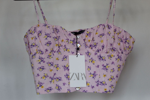 Crop Top Primavera Marca Zara