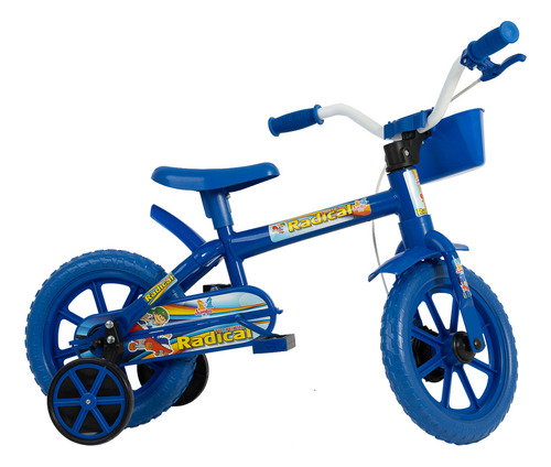 Bicicleta 12 Infantil Kids Jumbo Baby Azul Tamanho Do Quadro Único