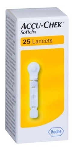 Accu Chek Softclix Lancetas Para Punzador 25 Unidades