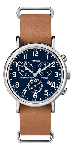 Timex Reloj Weekender Chronograph De 1.575 In Para Hombre,