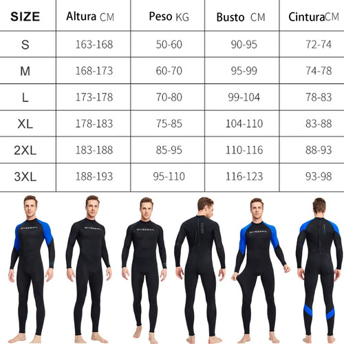 Para Conjunto Traje Baño For Hombre, Buceo, Natación, Surf /